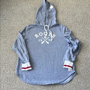 Roots Gray Long Sleeve Hoodie Tee